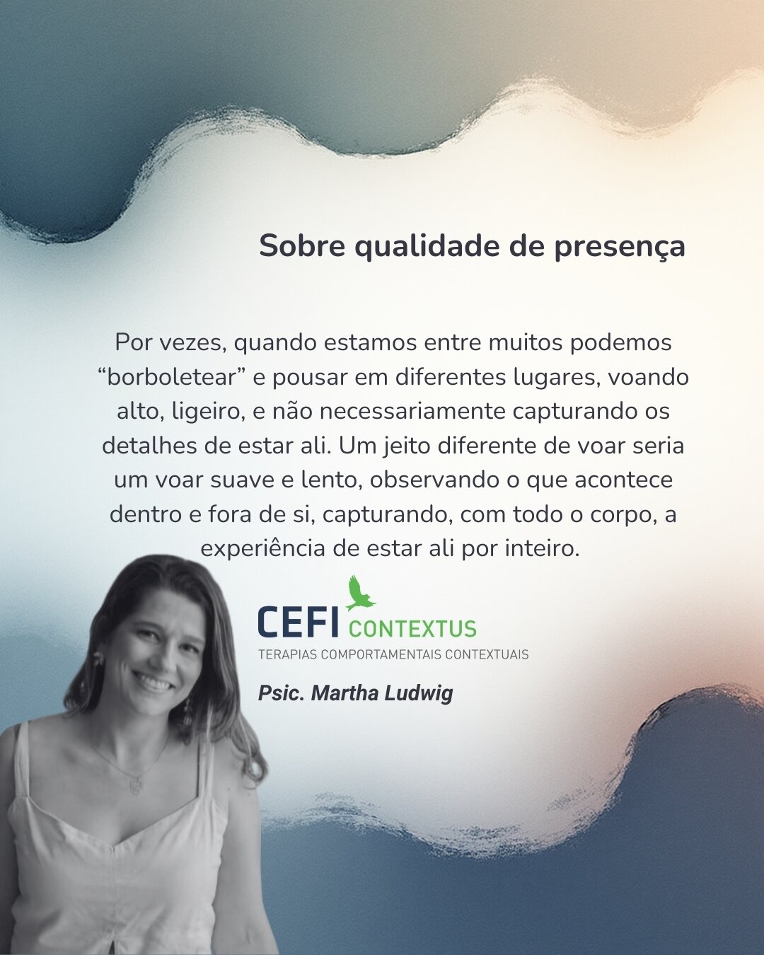 Sobre qualidade da presença