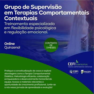 Grupo de Supervisão em Terapia Comportamental Contextual 